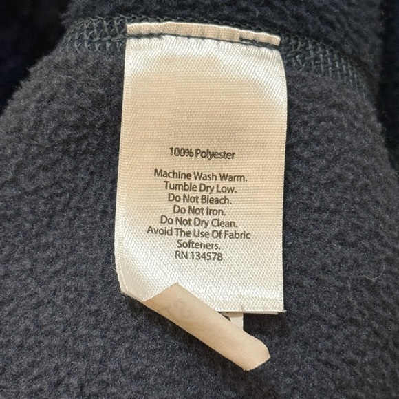 Vineyard Vines women’s XL navy blue grey full zip up fleece - Picture 8 of 8